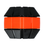 Dog Comets Intelligenzspielzeug, Snack-Spender, Orange, 10 x 10 cm