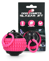 Dog Comets Hundespielball Blazar Jet, Gummi, mit Schnur, rosa
