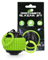 Dog Comets Hundespielball Blazar Jet, grün