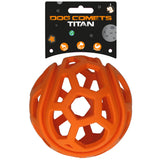 Dog Comets Hundespielzeug Titan, Naturgummi, Ø 11,5 cm, orange
