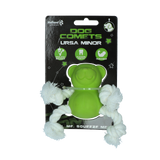 Dog Comets Hundespielzeug Ursa Minor, Naturkautschuk, Seil, 7 cm, grün