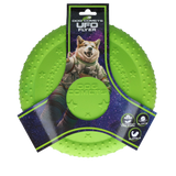 Dog Comets Hundespielzeug Frisbee, TPR-Schaumgummi, schwimmfähig, grün, Ø 24 cm