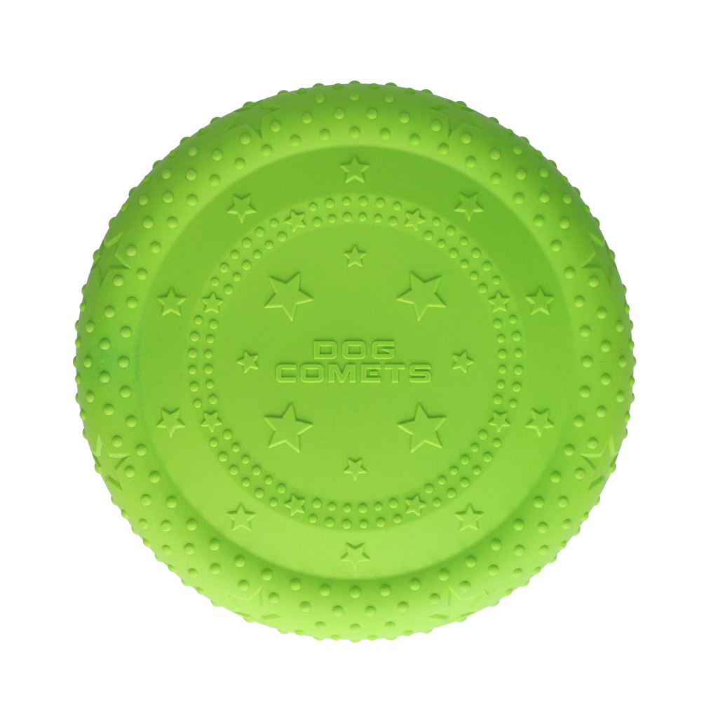 Dog Comets Hundespielzeug Frisbee, TPR-Schaumgummi, schwimmfähig, grün, Ø 24 cm