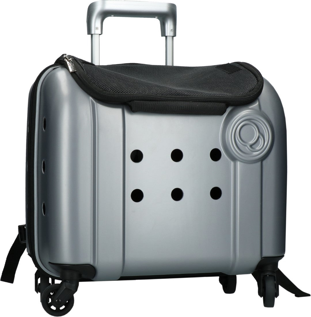 Compaws Haustier Trolley London, 40 x 25 x 31 cm, Grau