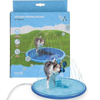 Coolpets Sprinkler Pad für Hunde, Ø 150 cm