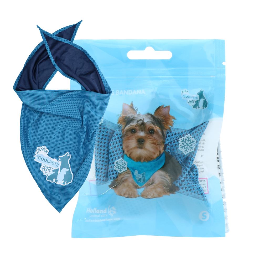 CoolPets Kühlendes Hundebandana, S, 40 x 28 cm