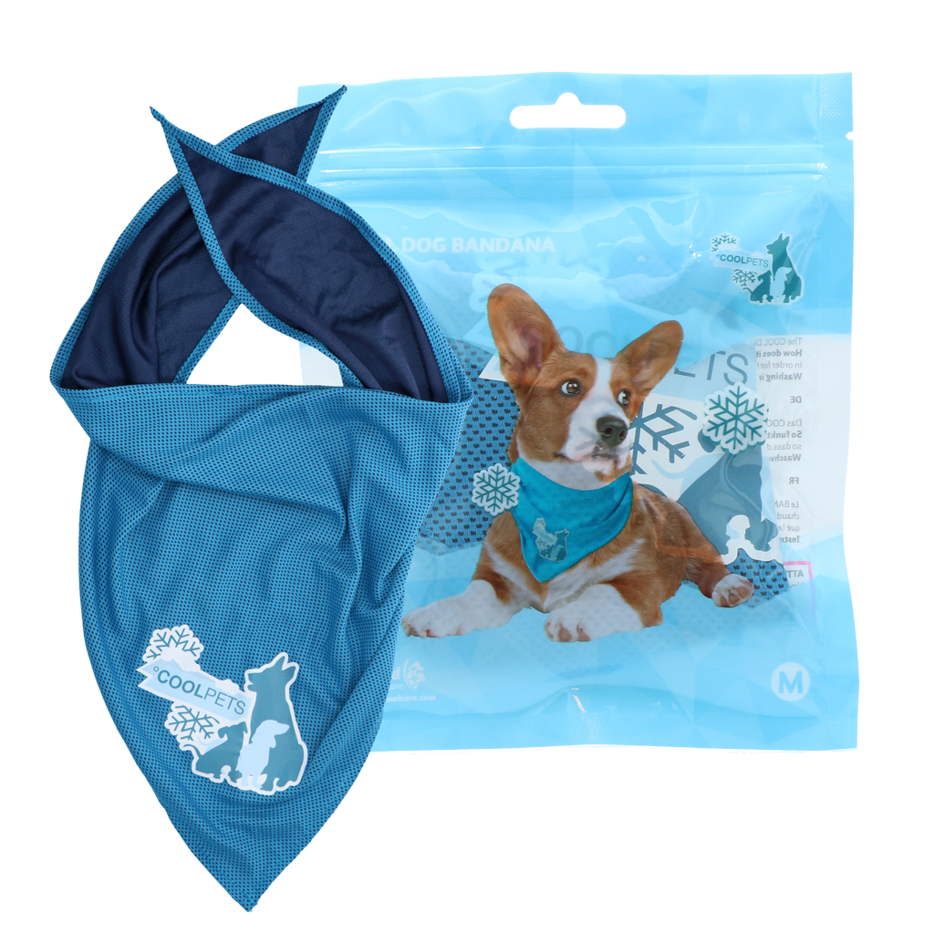 CoolPets Kühlbandana, M, 63 x 43 cm