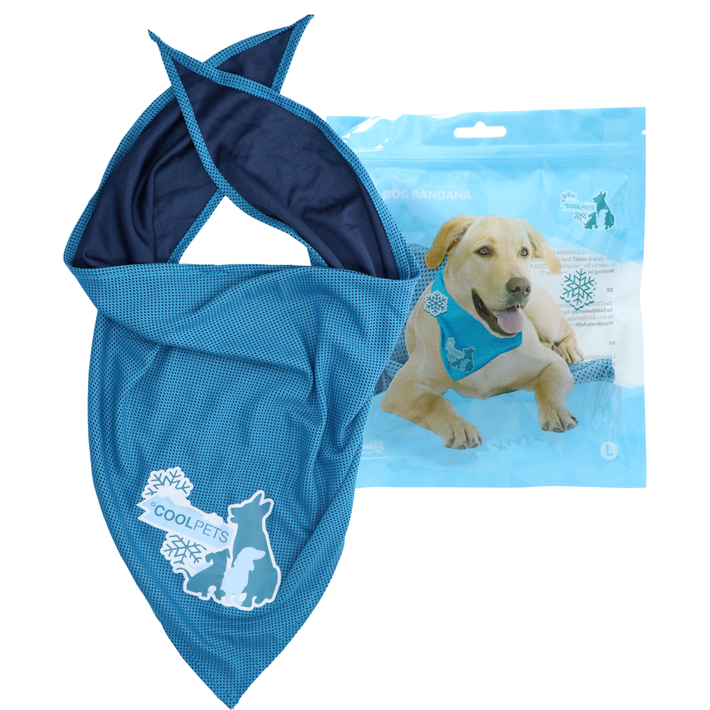 CoolPets Kühlbandana, L, 80 x 59 cm