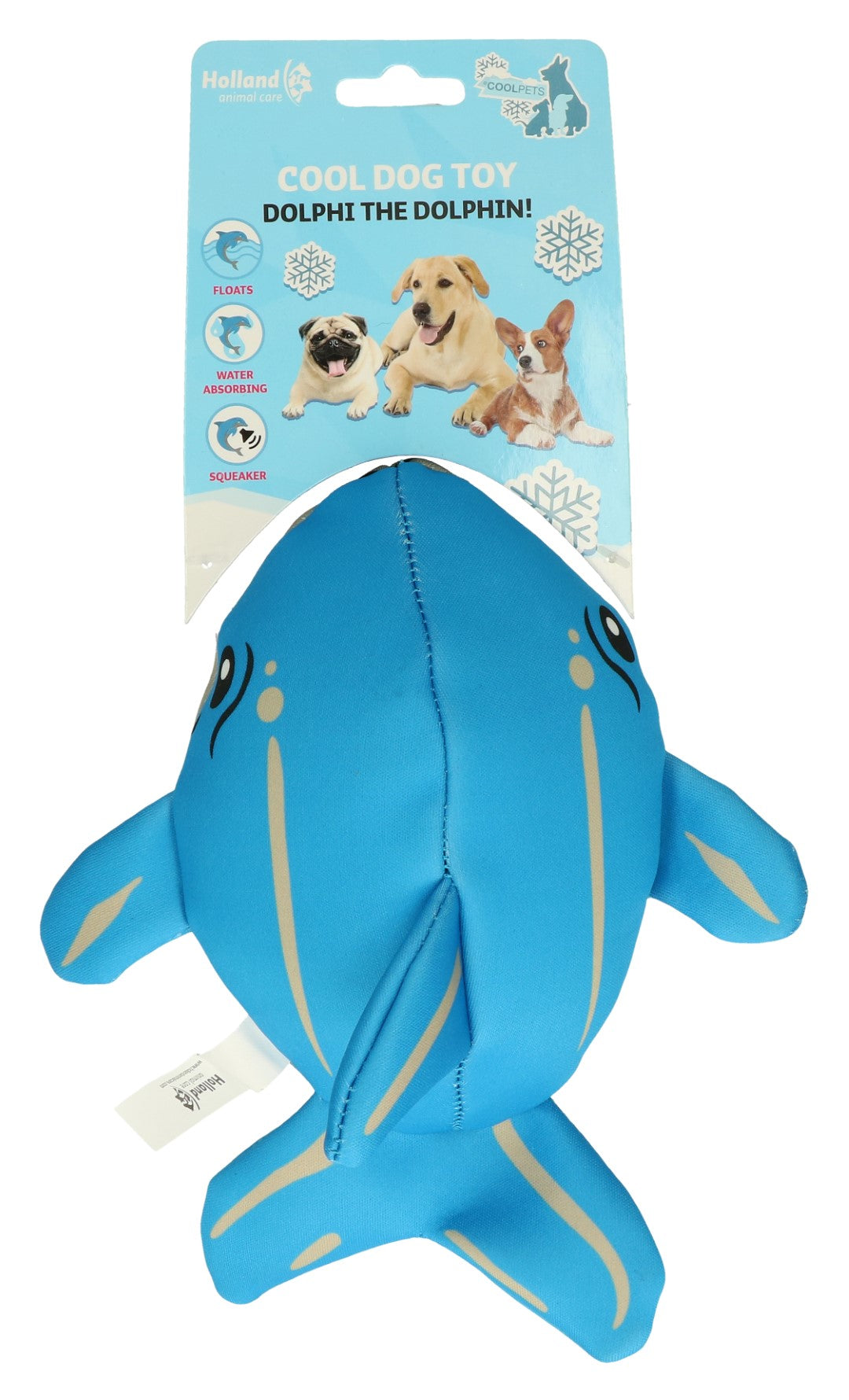 CoolPets Hundespielzeug, schwimmend, mit Quietscher, 22 cm