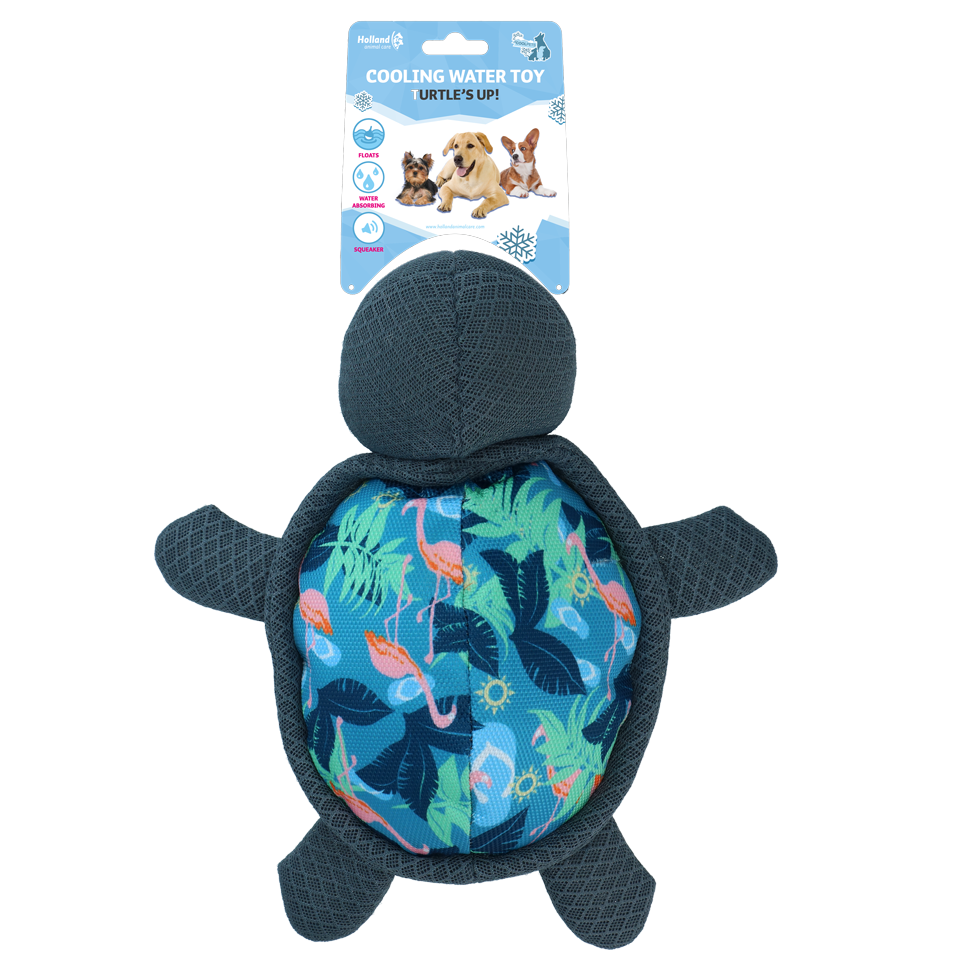 CoolPets Hundespielzeug, Wasserspielzeug, Flamingo, quietschend, schwimmend
