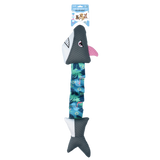 CoolPets Pull Me! Sharky Flamingo, schwimmfähig, wasseraufnehmend, mit Quietschfunktion