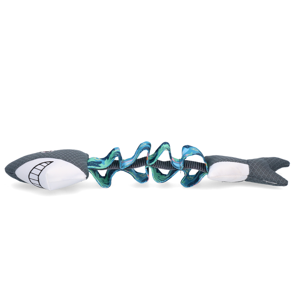 CoolPets Pull Me! Sharky Flamingo, schwimmfähig, wasseraufnehmend, mit Quietschfunktion