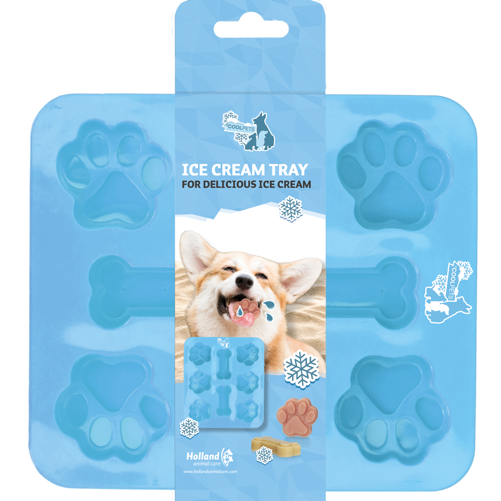 CoolPets Hundeeis-Form, wiederverwendbar, 8 Portionen