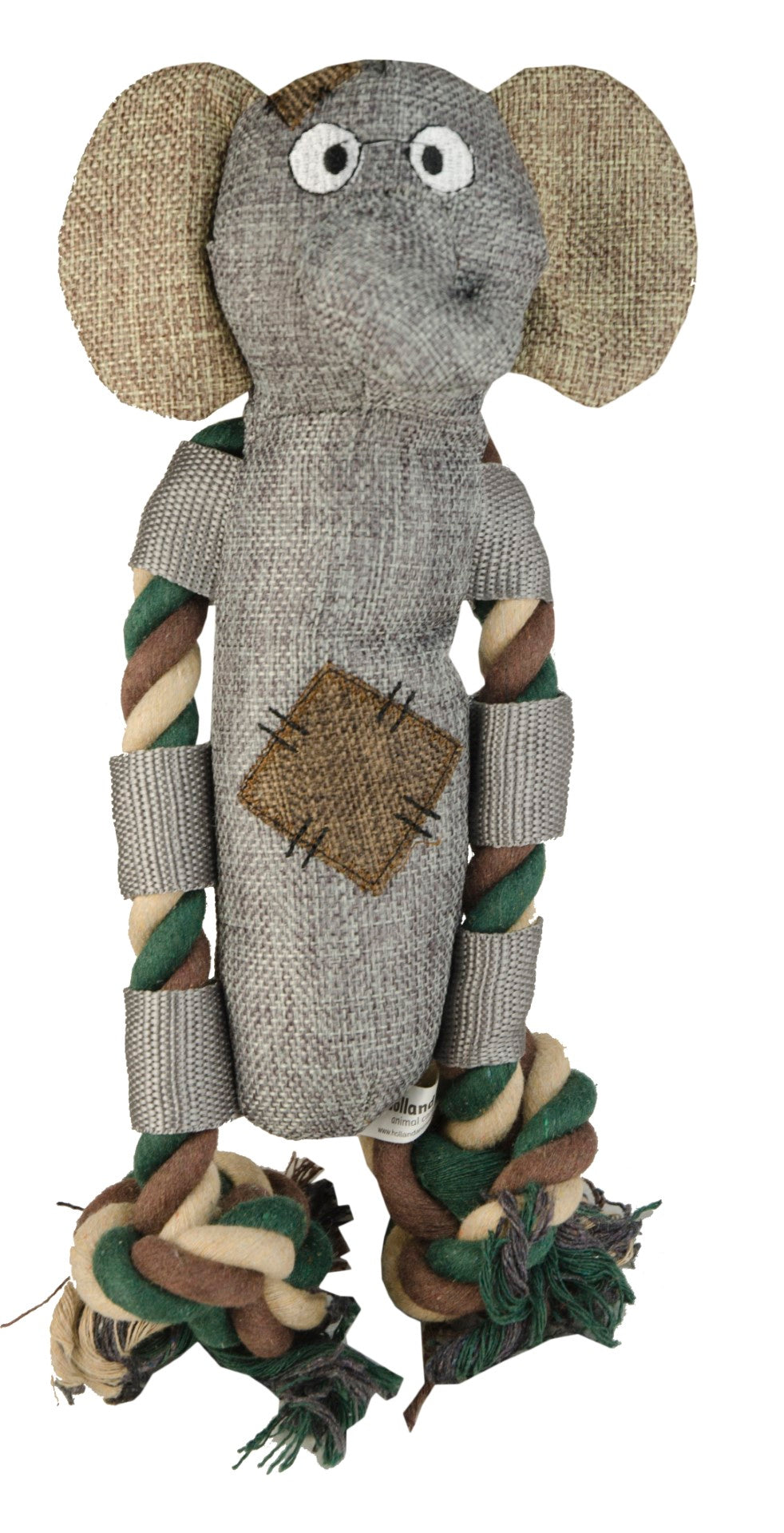 Country Dog Hundespielzeug Manny, Leinenstoff, recycelter Kunststoff