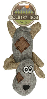 Country Dog Hundespielzeug Nelly, recycelter Kunststoff, Leinenstoff