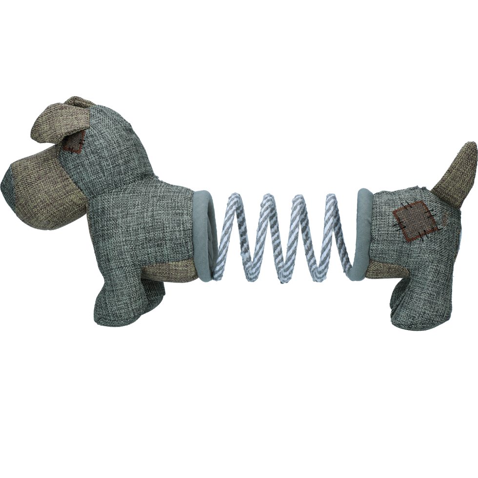 Country Dog Hundespielzeug Buster, Leinenstoff, recycelter Kunststoff