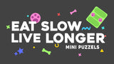 Eat Slow Live Longer Futterpuzzle Mini, für kleine Hunde, Antischlingnapf, 13 x 19 cm