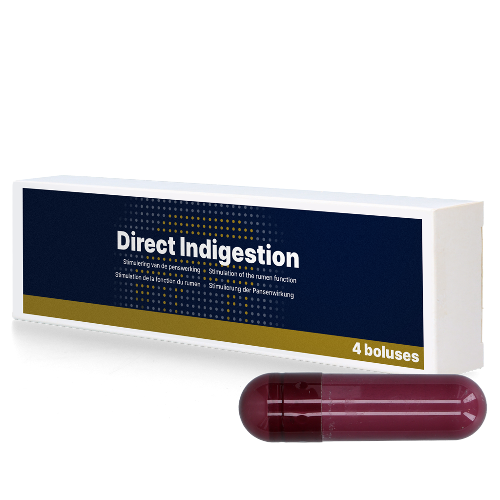 Direct Bolus Indigestion Bolus, Ergänzungsfuttermittel für Rinder, 4 x 76 g