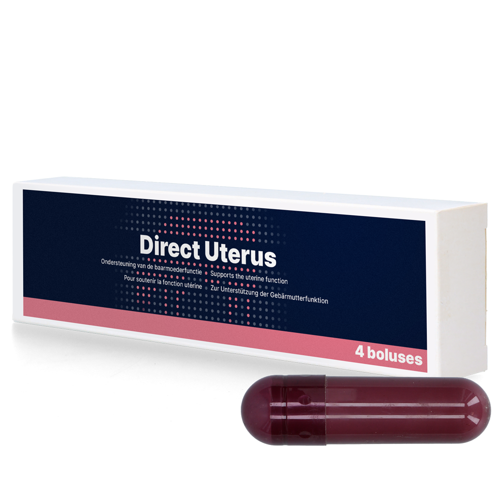 Ergänzungsfuttermittel für Milchkühe, Gebärmuttergesundheit, 4 x 45 g
