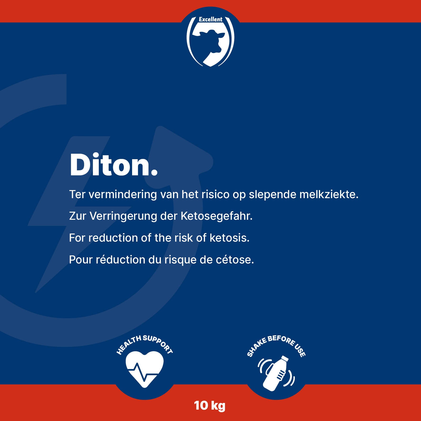 Excellent Diton, Ketose-Prävention für Rinder, Schafe und Ziegen, 10 kg