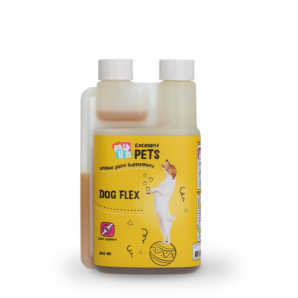 Excellent Pets Dog Flex, Ergänzungsfuttermittel für Hunde, Gelenke, 250 ml