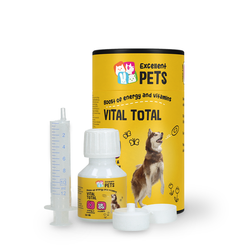 Excellent Pets Vital Total, Ergänzungsfuttermittel Hund, 50 ml