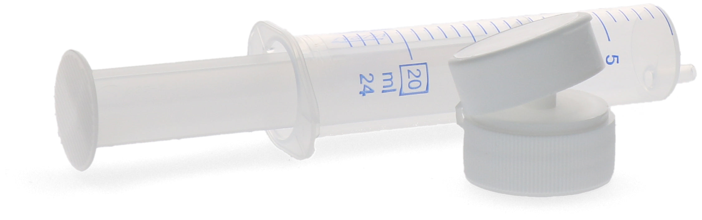 Dosierset, Spritze 20/24 ml, Luer-Kappe, für Tierbehandlung