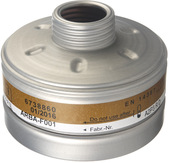 Dräger Filter RD 40, A2-P3, Ø 4 cm