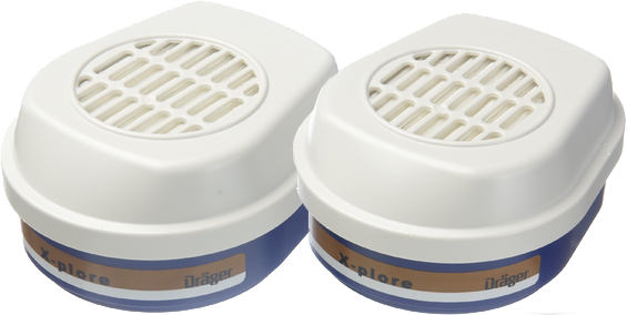 Dräger Kombinationsfilter A2-P3, Bajonettanschluss, 2 Stk