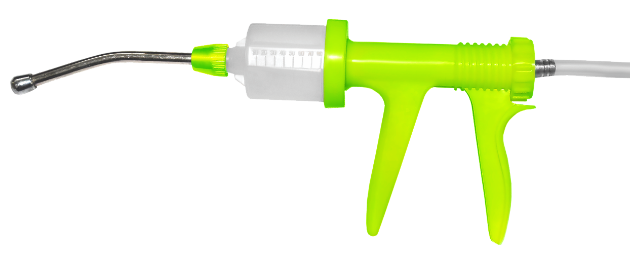 Holland Animal Care Drench-Gun, automatisch, 80 ml