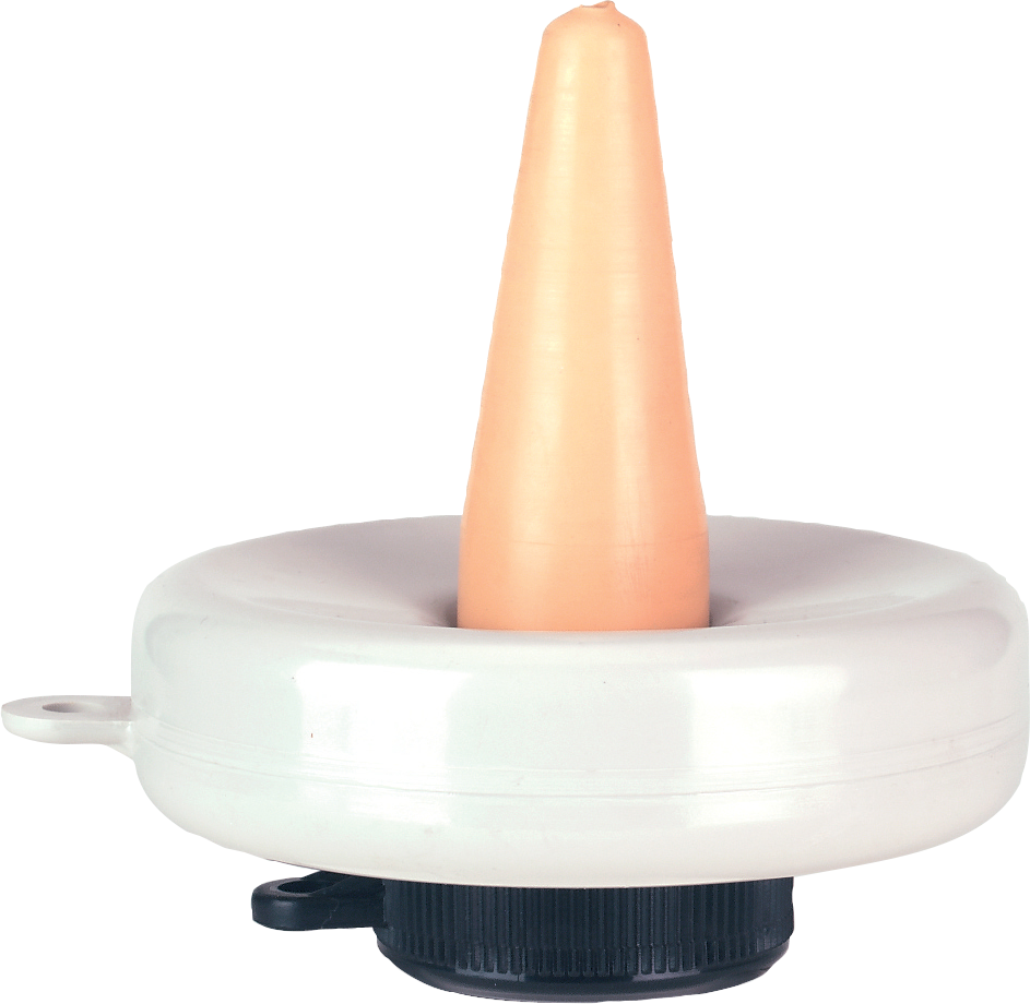 Schwimmsauger komplett, gelb, für Kälber, Merkloos