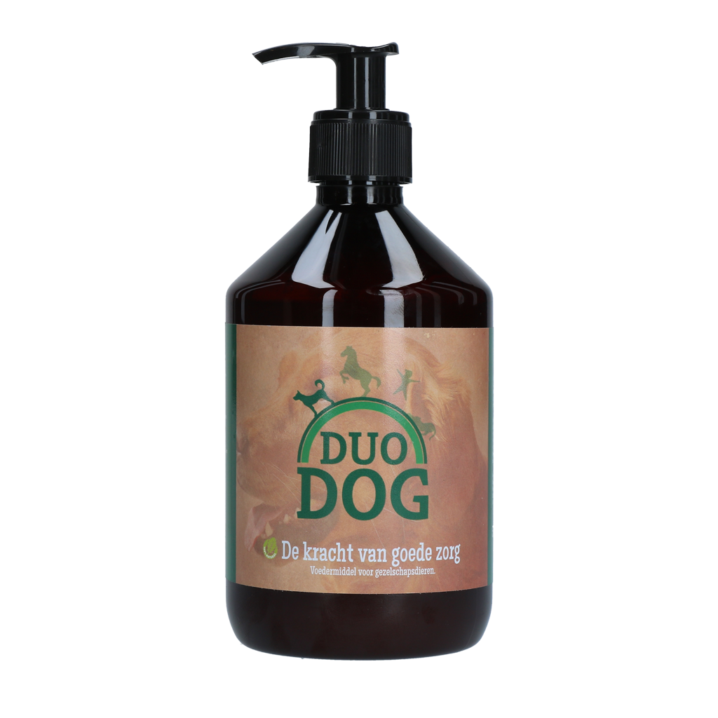 Duo Dog Pferdefett, Einzelfuttermittel für Hund und Katze, 500 ml
