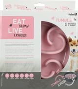 Eat Slow Live Longer Anti-Schlingnapf, Ø 20 cm, rosa