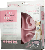 Eat Slow Live Longer Anti-Schlingnapf, Ø 20 cm, rosa