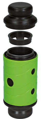 Eat Slow Live Longer Futter- und Snackroller, grün, S, 16,5 x Ø 7 cm