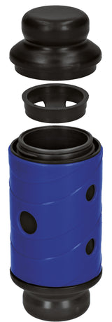 Eat Slow Live Longer Futter- und Snackroller, Blau, S, 16,5 x Ø 7 cm
