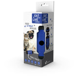 Eat Slow Live Longer Futter- und Snackroller, Blau, S, 16,5 x Ø 7 cm