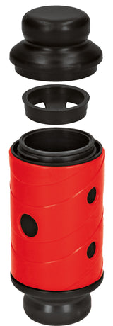 Eat Slow Live Longer Futter- und Snackroller, rot, S, 16,5 x Ø 7 cm