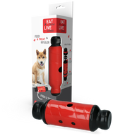 Eat Slow Live Longer Futter- und Snack-Roller, Rot, 23 x Ø 8 cm
