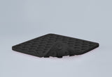 Eat Slow Live Longer Leckmatte, Honeycomb, Silikon, grau