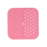 Eat Slow Live Longer Schleckmatte Duo, M, rosa, 21 x 21 cm