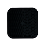 Eat Slow Live Longer Schleckmatte Duo, M, grau, 21 x 21 cm