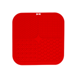 Eat Slow Live Longer Silikon Schleckmatte Quad 20 x 20 cm
