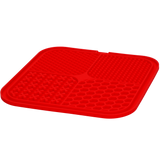 Eat Slow Live Longer Silikon Schleckmatte Quad 20 x 20 cm