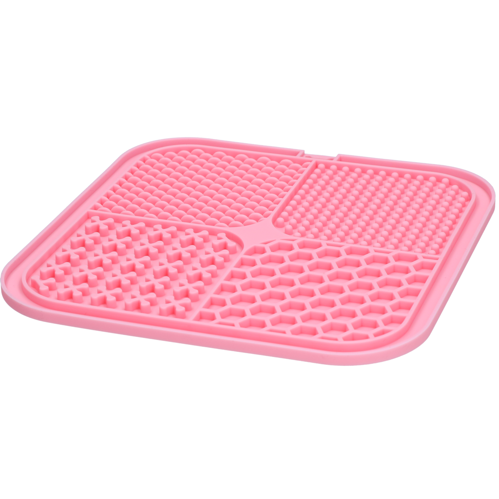 Eat Slow Live Longer Silikon Schleckmatte Quad 20 x 20 cm