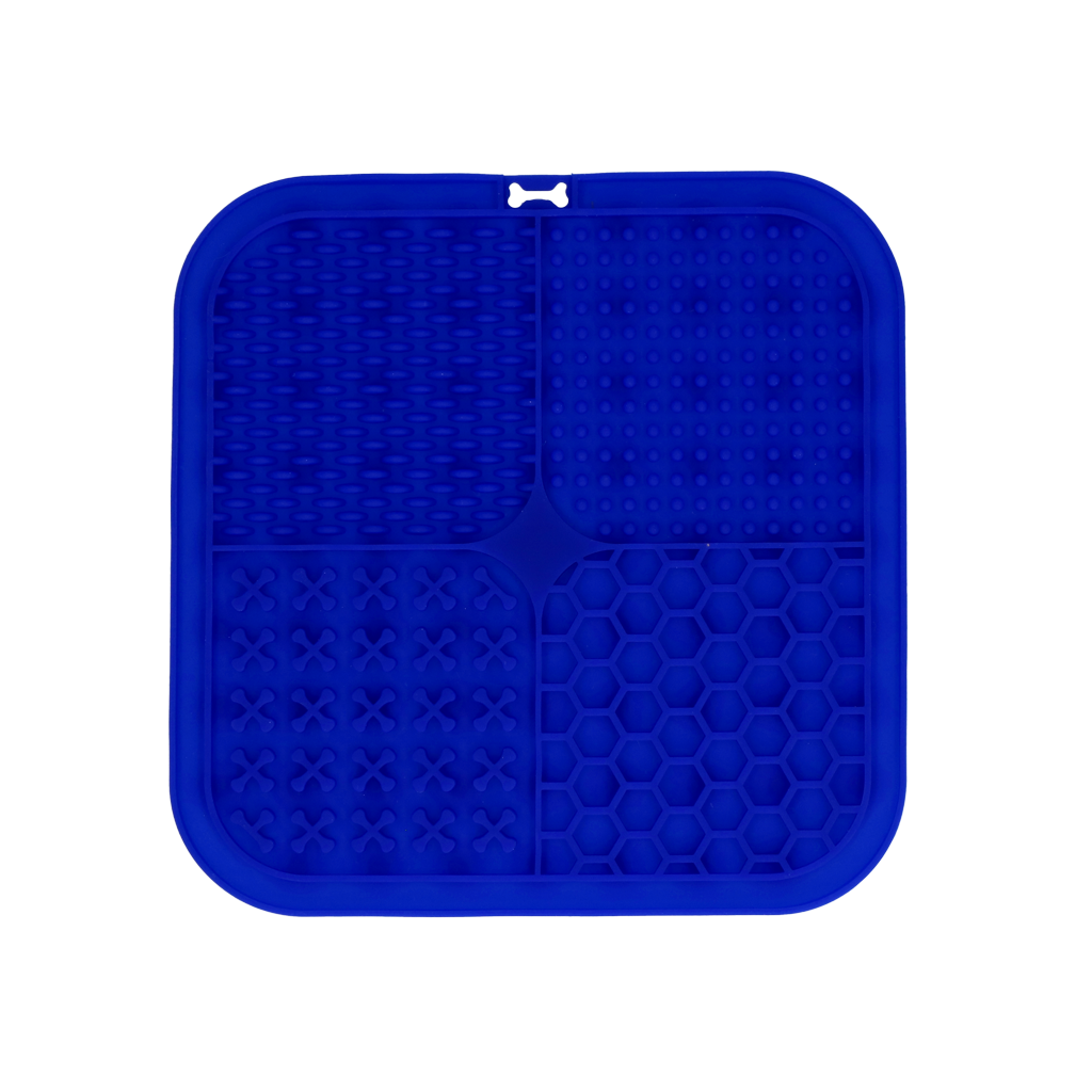 Eat Slow Live Longer Silikon Schleckmatte Quad 20 x 20 cm