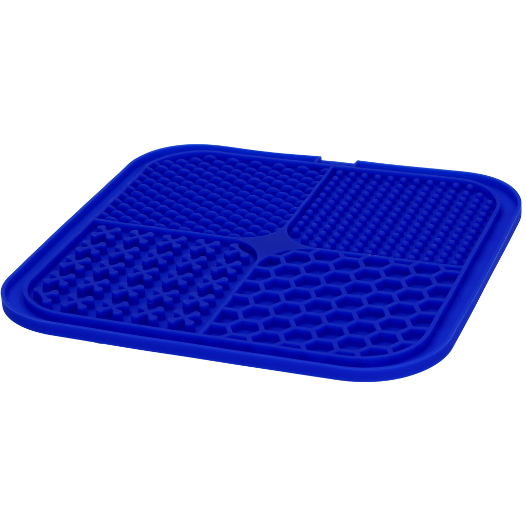 Eat Slow Live Longer Silikon Schleckmatte Quad 20 x 20 cm