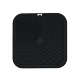 Eat Slow Live Longer Silikon Schleckmatte Quad 20 x 20 cm