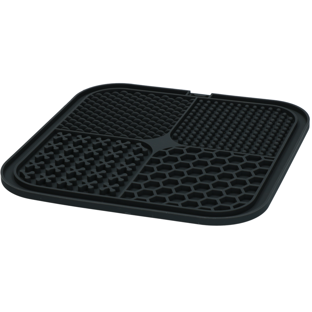 Eat Slow Live Longer Silikon Schleckmatte Quad 20 x 20 cm