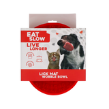 Eat Slow Live Longer Leckmatte Antischlingnapf aus Silikon Rund Ø 17 cm